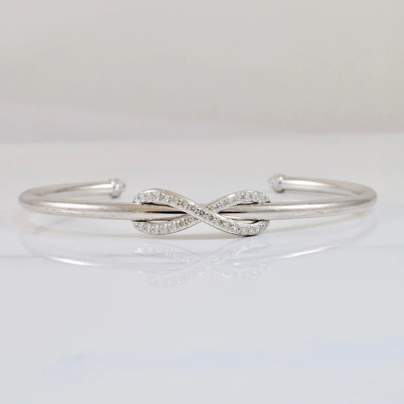 Tiffany & Co.' Infinity Cuff | 0.50 ctw SZ 7.5" |