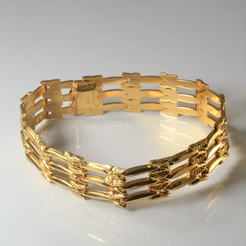 Yellow Gold Chain Link Bracelet | 7.5" |