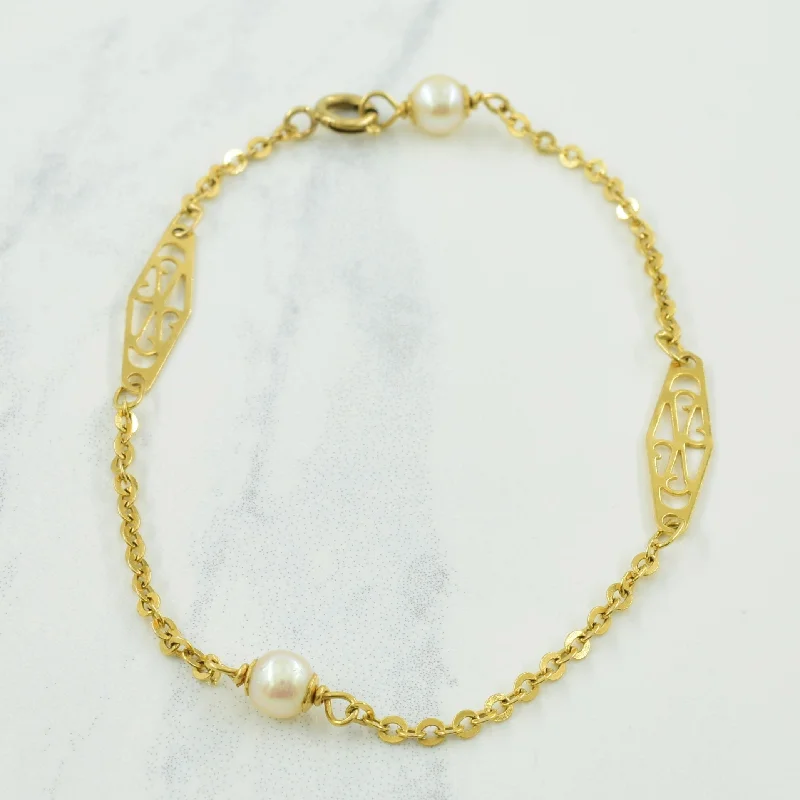 Pearl Bracelet | 2.00ctw | 7.5" |