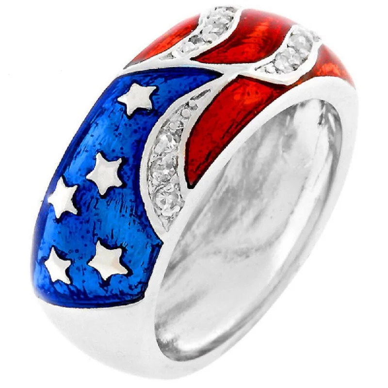 Stylish Patriot Ring For Bold Statements