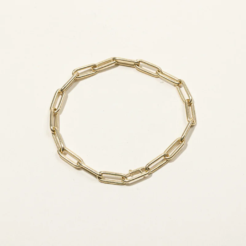 Paperclip Chain Bracelet | 8" |