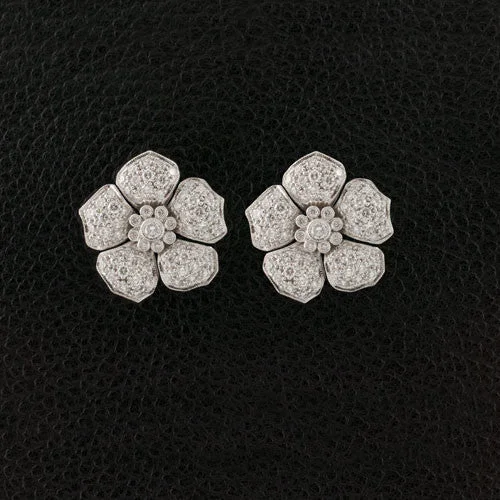 Flower Diamond Earrings