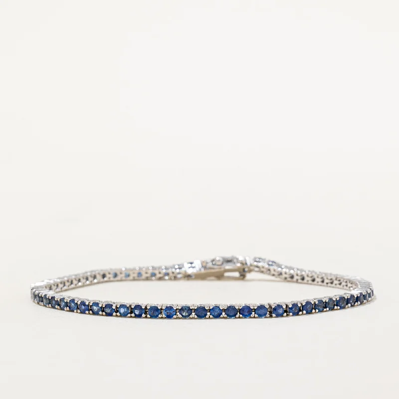 Sapphire Tennis Bracelet | 2.00ctw | 7" |