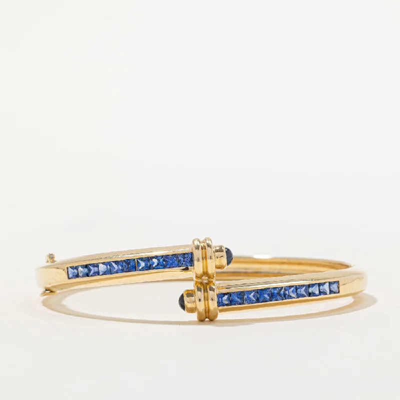 Sapphire Bypass Bracelet | 1.50ctw | 6.5" |