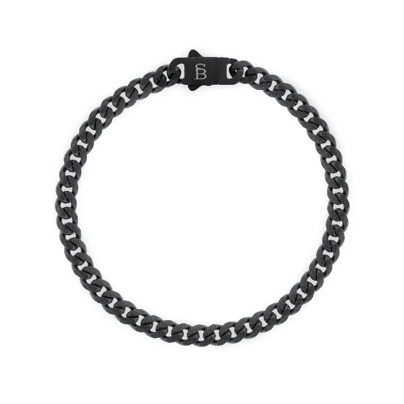 Black Edition Stainless Steel Bracelet Svelte Stephen BEB/001S