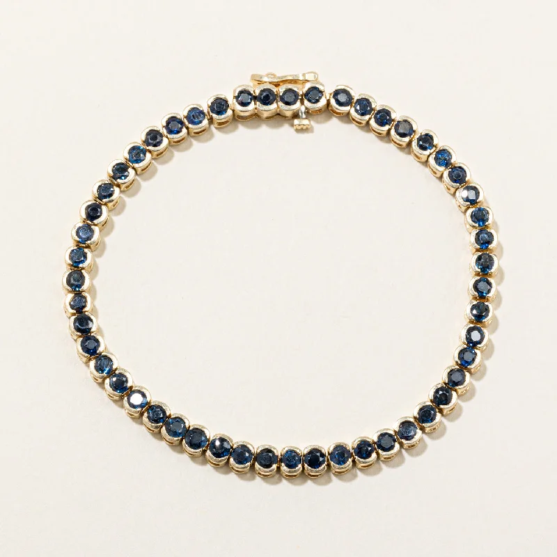 Sapphire Tennis Bracelet | 4.00ctw | 7.25" |