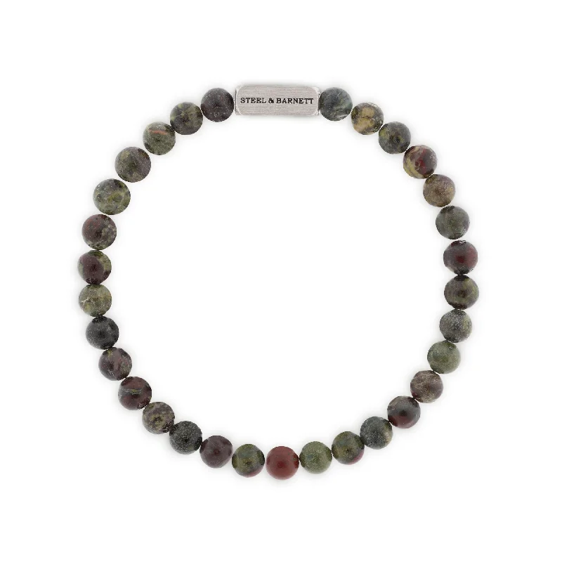 Natural Ned 6mm Round Gemstone Bracelet Dragon Blood SBNN/004S