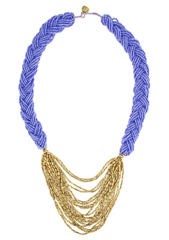 <br>The Braided Hema <br> Periwinkle