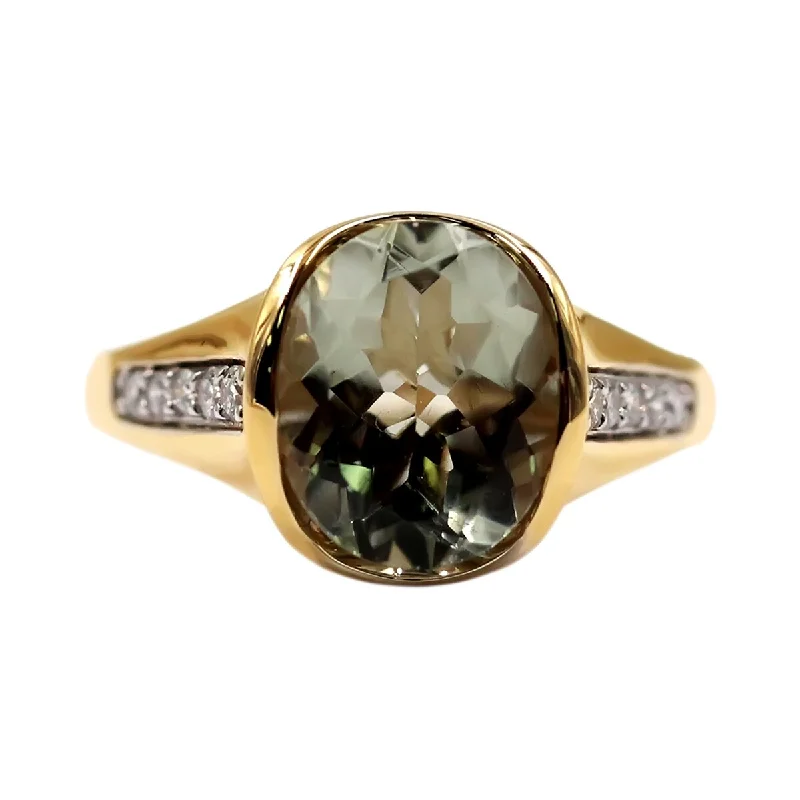 14Kt Yellow Gold Yellow Beryl Ring