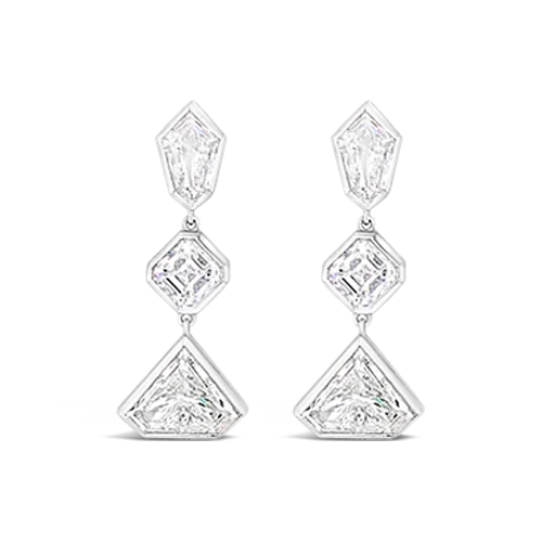 Diamond Dangle Earrings