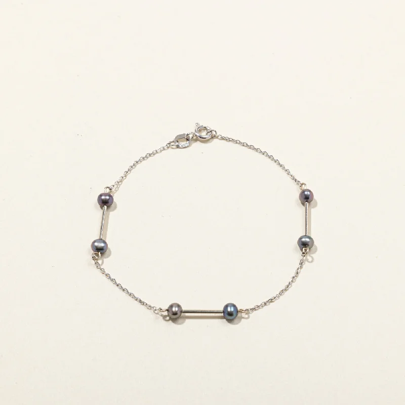 Pearl Chain Bracelet | 7"|