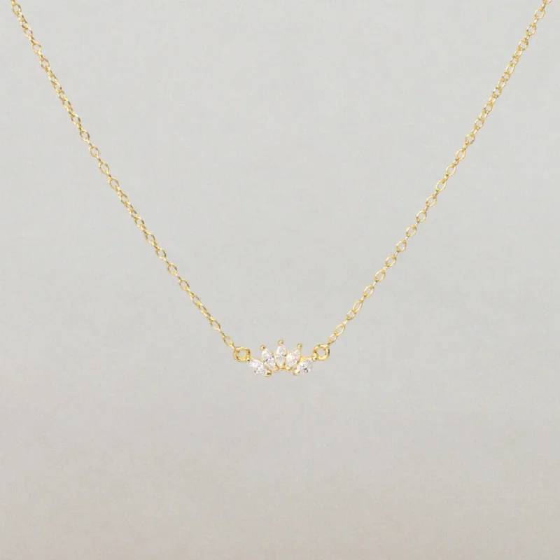 Arc CZ Necklace