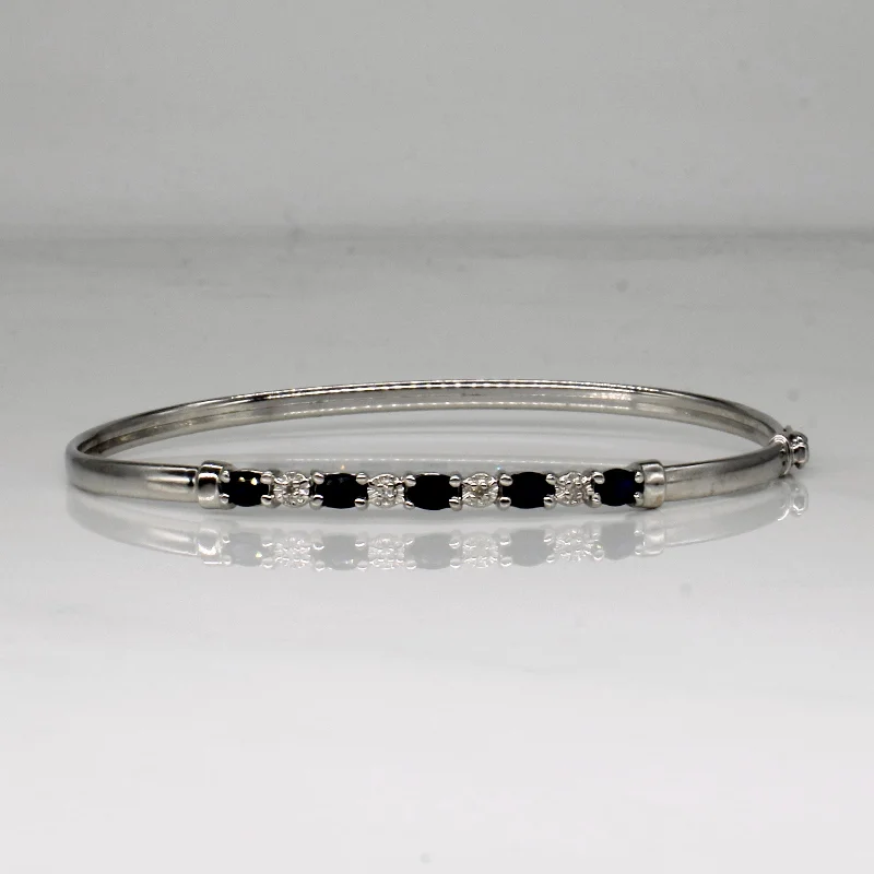 Sapphire & Diamond Bracelet | 0.75ctw, 0.02ctw | 7" |