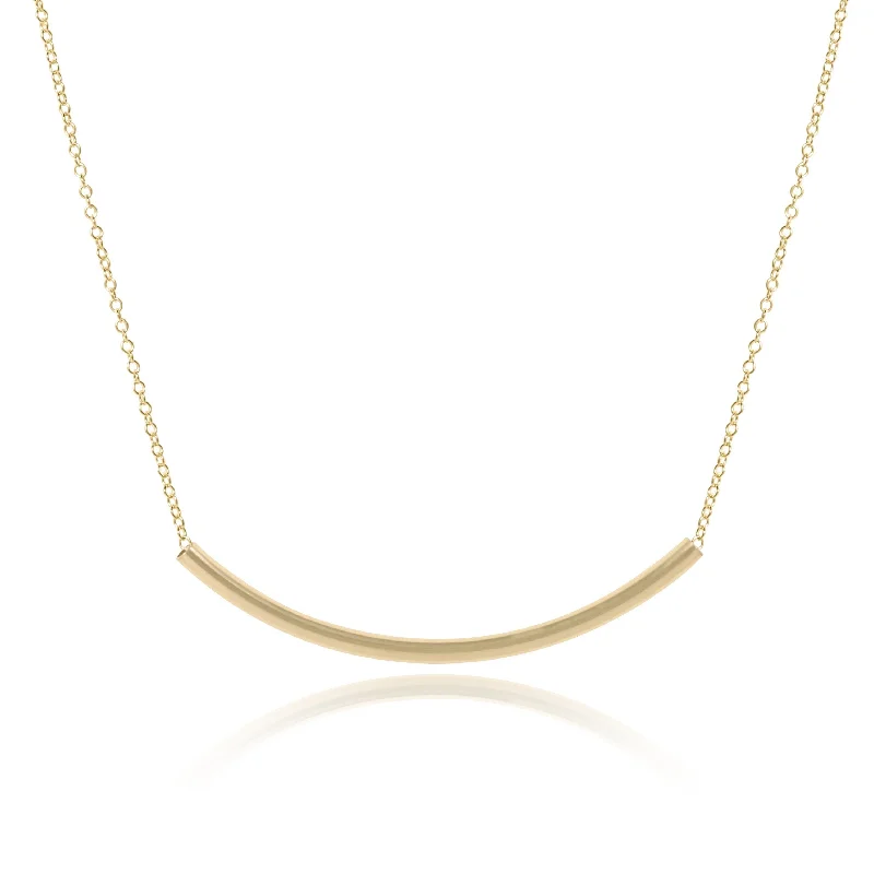 egirl 14" necklace - bliss bar gold