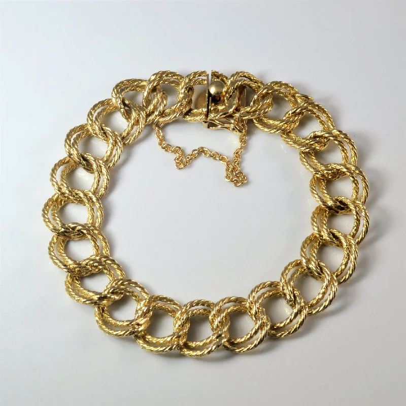 Parallel Cable Chain Bracelet | 7.5" |