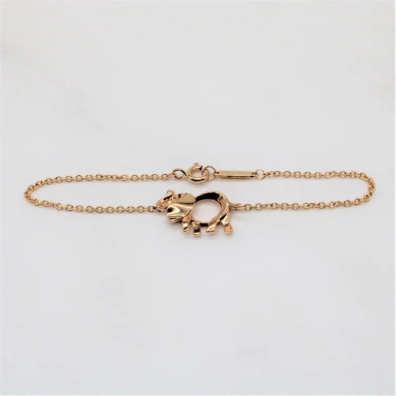 Tiffany & Co.' Save the Wild Elephant Bracelet | 0.01ct | 6" |