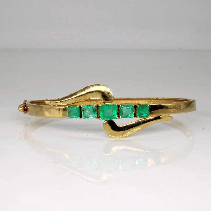 Vibrant Emerald Bracelet | 1.96ctw | 8" |