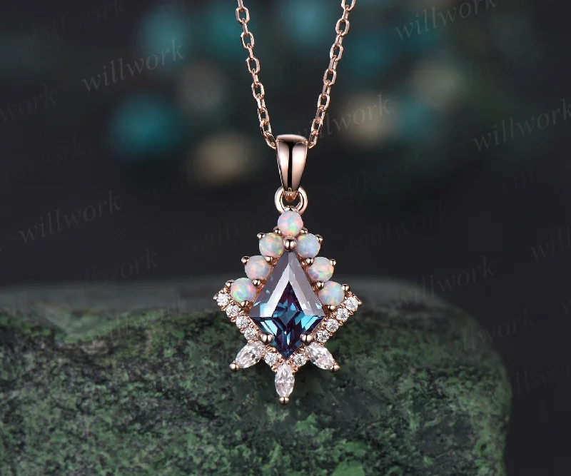 Alexandrite necklace