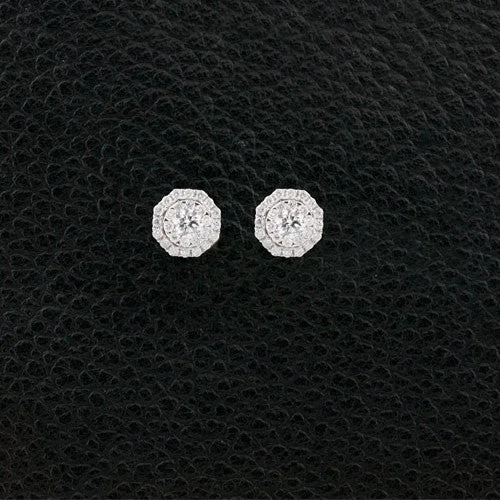 Diamond Cluster Earrings