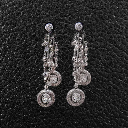 Diamond Dangle Earrings