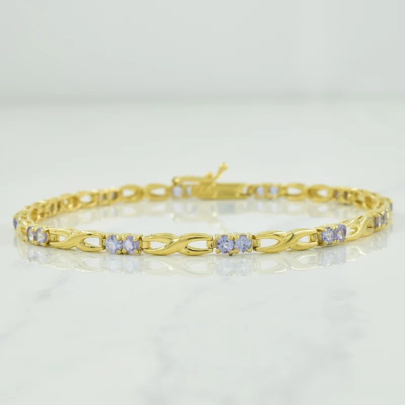 Tanzanite Bracelet | 1.20ctw | 7" |