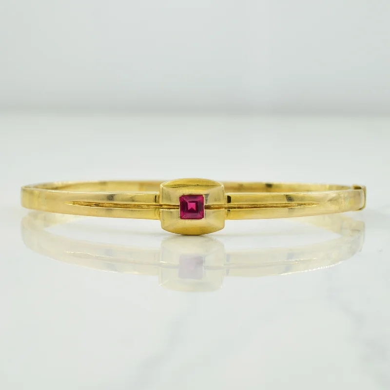 Synthetic Ruby Bracelet | 0.30ct | 6.75" |