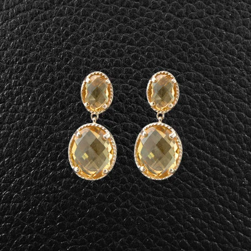 Citrine Dangle Earrings