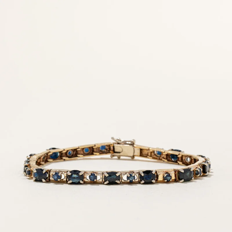 Sapphire Tennis Bracelet | 9.00ctw | 7" |