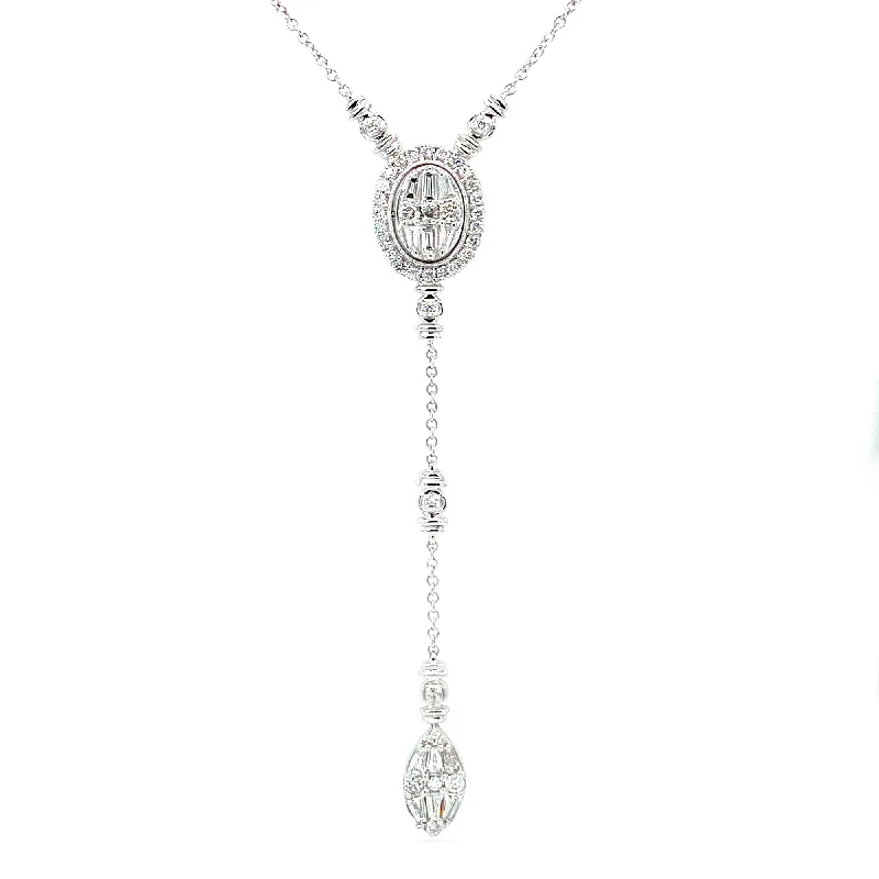 14K 0.90CT DIAM NECKLACE