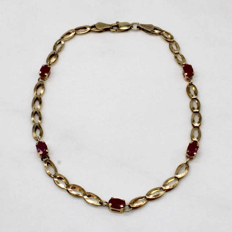 Ruby Bracelet | 1.25ctw | 8" |