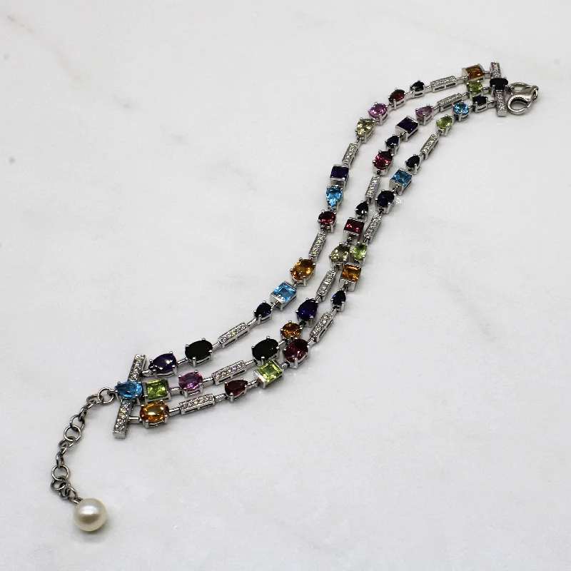 Multi Gem Bracelet | 13.34ctw | 8" |