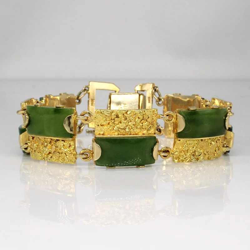 Nephrite Jade Bracelet | 24.50ctw | 8" |