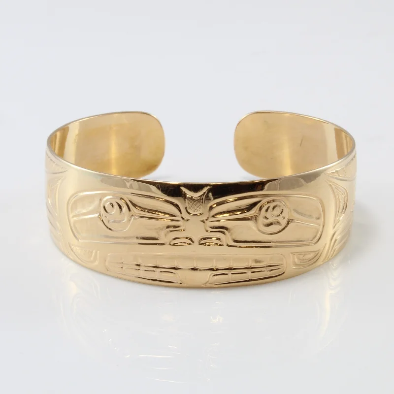 Robert Cross' Indigenous Bear Art Bangle | 7" |