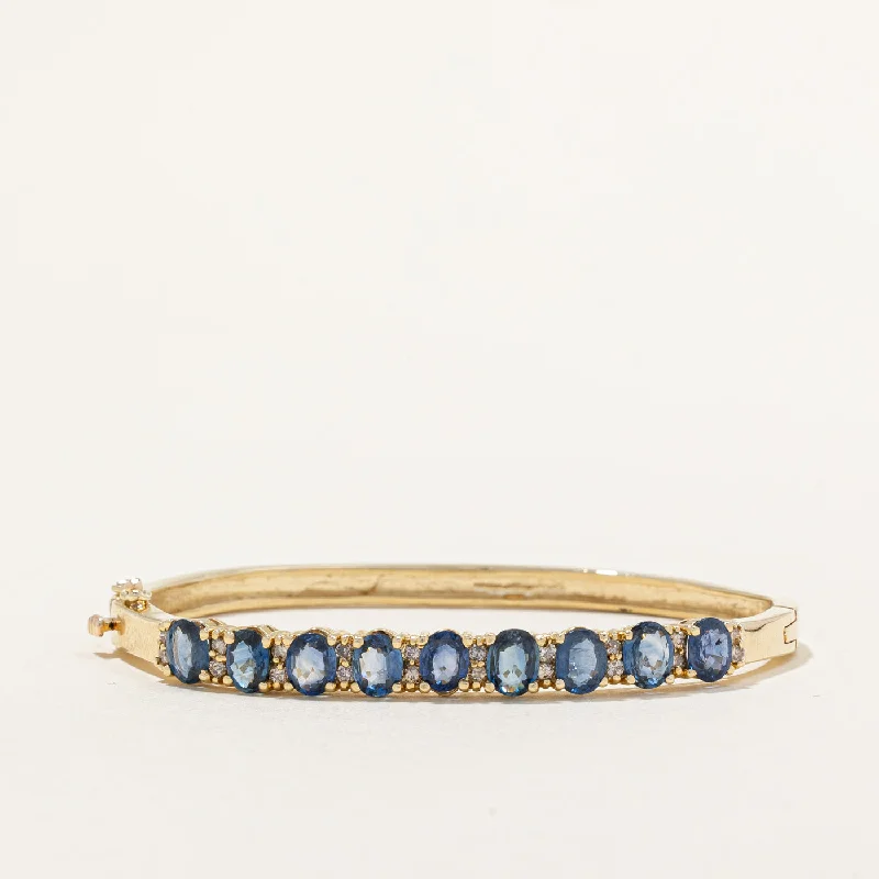 Sapphire & Diamond Bracelet | 5.32ctw, 0.45ctw | 7" |