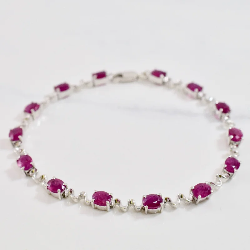 Ruby Tennis Bracelet | SZ 7" |