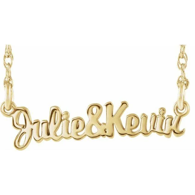 JDSP653424 - SCRIPT NAMEPLATE NECKLACE