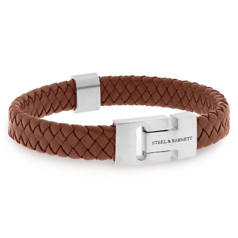 Harrison Nappa Leather Bracelet Peanut LBH/004S