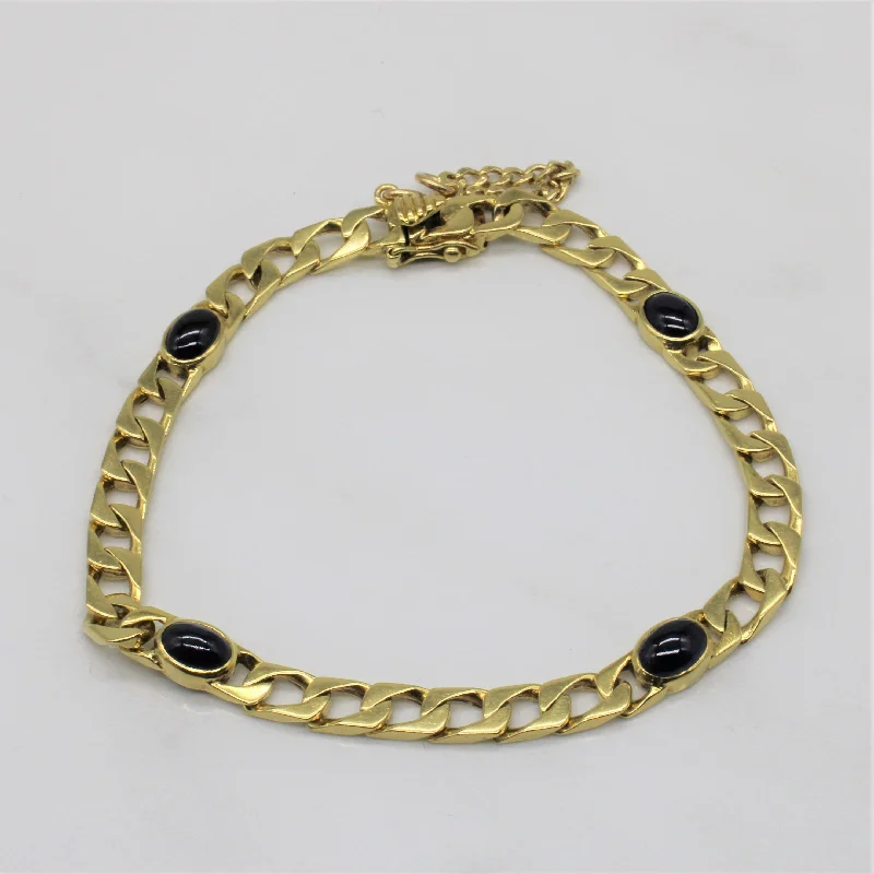 Sapphire Cabochon Bracelet | 4.00ctw | 8" |