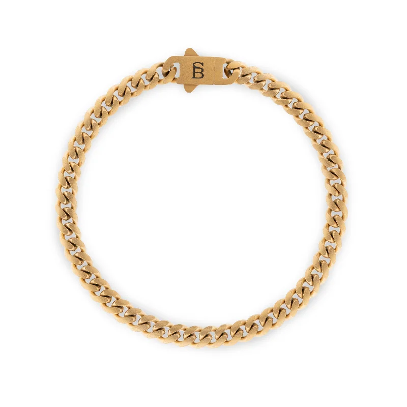 Svelte Stephen 5mm Chain Bracelet 18K Gold SSTBSS/001S