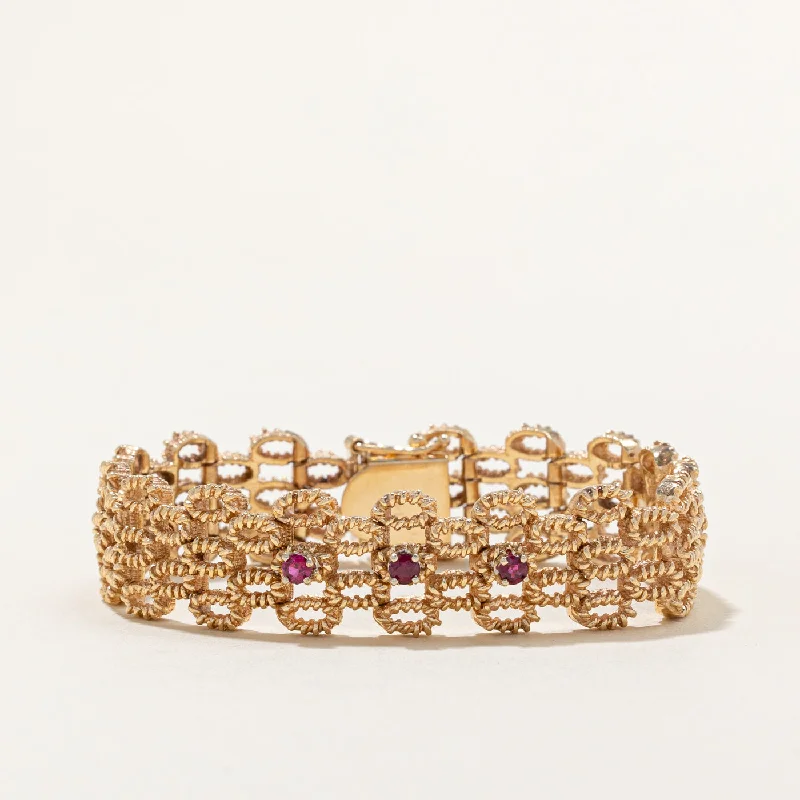 Ruby Bracelet | 0.40ctw | 6.5" |