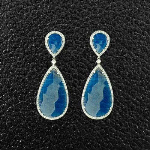 Sapphire Dangle Earrings