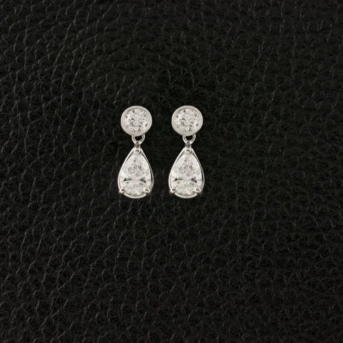 Diamond Dangle Earrings