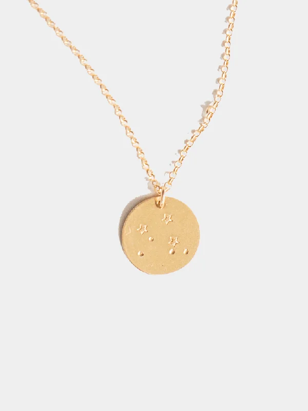 Constellation Disc Necklace