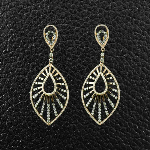 Diamond Dangle Earrings