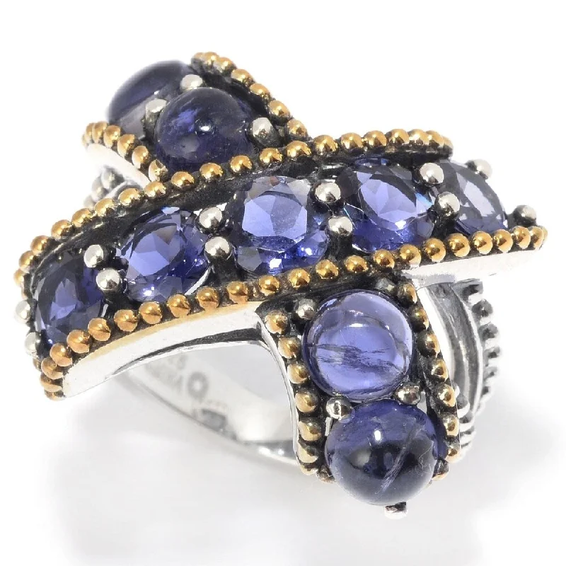 925 Sterling Silver Iolite Ring