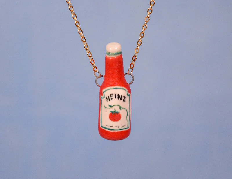 Heinz Ketchup Necklace