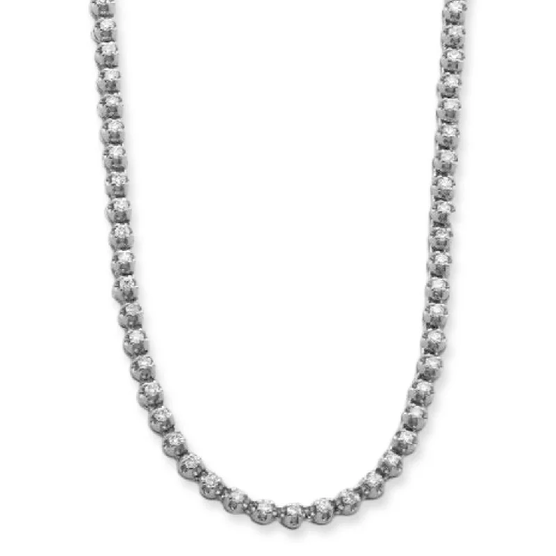 10KW 2.75CTW DIAMOND BUTTERCUP TENNIS NECKLACE