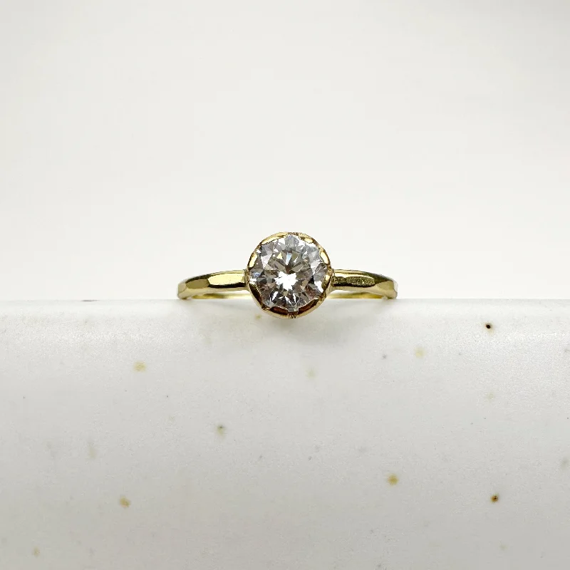 Lab-Made Diamond Petal Ring | .50ct