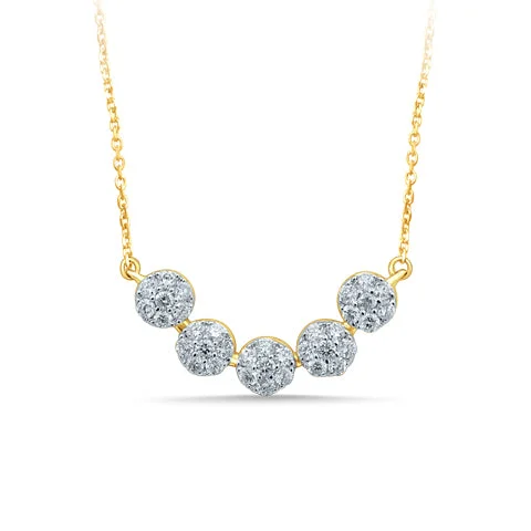 14K 0.75CT DIAM NECKLACE