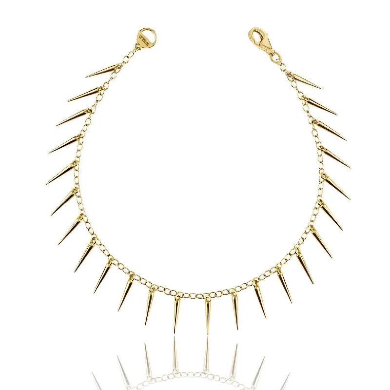 Rachel Weld 18k Yellow Gold Fringe Bracelet | 7"